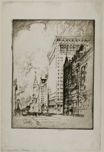 Le Lion, Chicago - Joseph Pennell