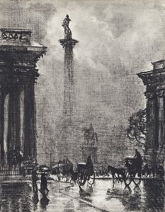 La colonne Nelson - Joseph Pennell