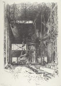 La nouvelle fosse à canon - Joseph Pennell