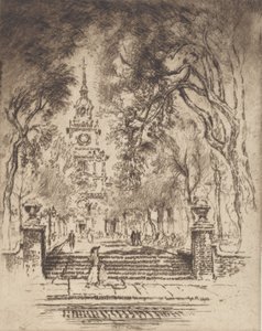 La place, Independence Square, Philadelphie - Joseph Pennell