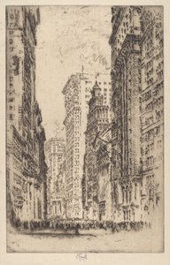 La Bourse - Joseph Pennell