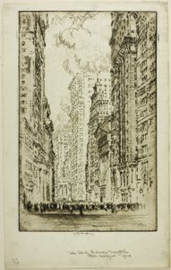 La Bourse - Joseph Pennell