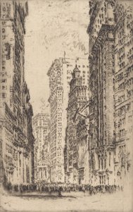 La Bourse, 1904 - Joseph Pennell