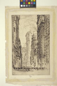 La Bourse, New York - Joseph Pennell