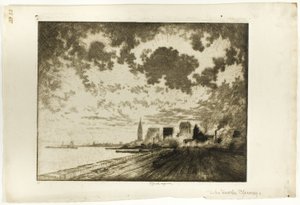 Les rails, Chicago - Joseph Pennell