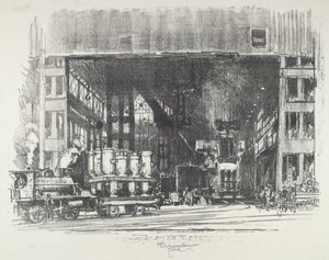 Les urnes, moulage de grands coquillages - Joseph Pennell