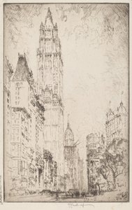 Le bâtiment Woolworth, 1915