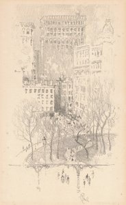 Union Square - Joseph Pennell