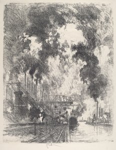Déchargement de Minerai - Joseph Pennell