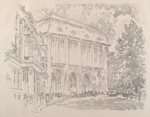 Wertheim, Leipziger-Platz, Berlin, 1921 - Joseph Pennell