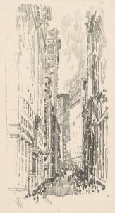 William Street, 1904 - Joseph Pennell