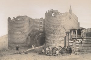 Porte de la Citadelle, au Caire - Joseph Philibert Girault De Prangey