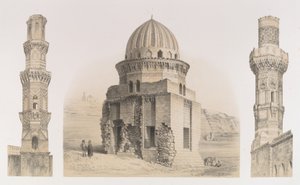 87. Tombeaux et minarets, au Caire, 1843 - Joseph Philibert Girault De Prangey