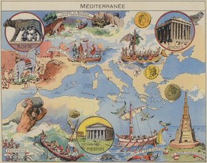 Méditerranée - Joseph Porphyre Pinchon