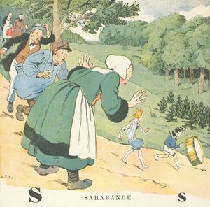 S : Sarabande - Joseph Porphyre Pinchon