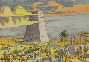La tour de Babel - Joseph Porphyre Pinchon