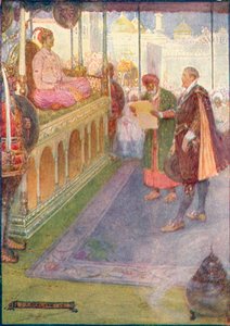 Sir Thomas devant le Moghol, vers 1908, vers 1920