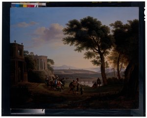 Paysage arcadien