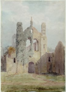 Abbaye de Kirkstall depuis la façade ouest - Joseph Rhodes
