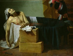 La Mort de Marat, 1793 - Joseph Roques