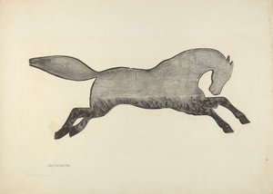 Girouette en forme de cheval, 1935-1942 - Joseph Rothenberg