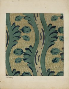 Papier peint, vers 1937 - Joseph Rothenberg