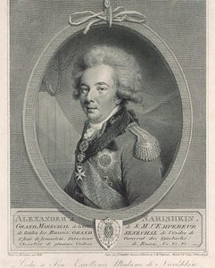 Portrait du comte Alexandre Lvovitch Narychkine 1760-1826, 1801 - Joseph Saunders