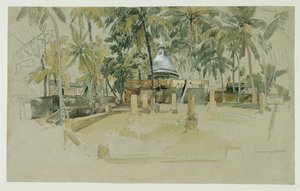 Temple bouddhiste à Ceylan (Sri Lanka) - Joseph Selleny