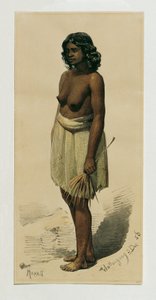 Fille indigène de Woolongong (Wollongong), Australie - Joseph Selleny