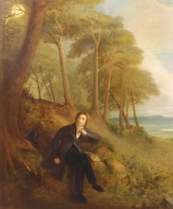 Keats écoutant le rossignol sur Hampstead Heath, 1845