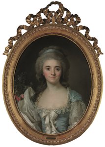 Portrait of Comtesse de Provence (1753-1810) (oil on canvas) - Joseph Siffred Duplessis