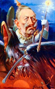 Kaiser Wilhelm II - caricature par Sirat