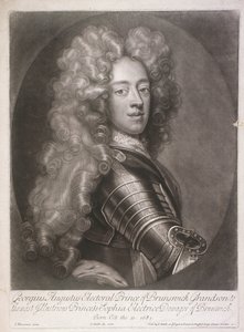 Portrait ovale de George II, roi de Grande-Bretagne, 1706 - Joseph Smith
