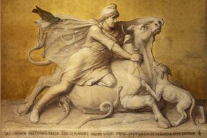 Le Dieu invincible Mitra, fin XIXe-début XXe siècle - Joseph Stallaert