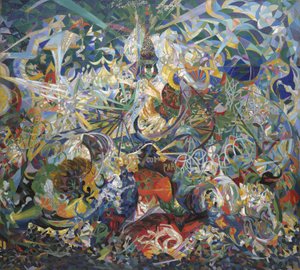 Bataille des lumières, Coney Island, Mardi Gras - Joseph Stella