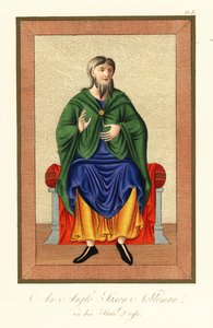 Noble anglo-saxon en tenue d