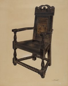 Chaise sculptée
