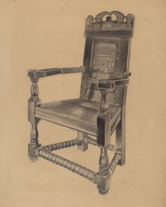 Chaise sculptée
