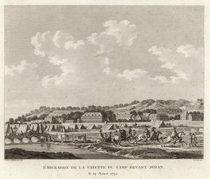 Le Marquis de Lafayette fuyant le camp de Sedan - Joseph Swebach Desfontaines