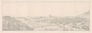 Panorama vers Athènes depuis le jardin d