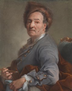 Autoportrait au bonnet de fourrure - Joseph Vivien