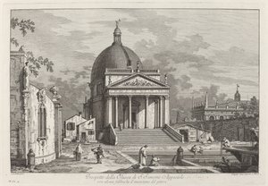 Prospetto della Chiesa di S. Simeone Appostolo, 1742 - Joseph Wagner