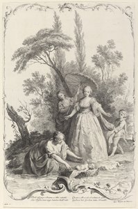 La découverte de Moïse - Joseph Wagner