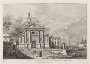 Veduta del Prospetto della Chiesa del S. Francesco, 1742 - Joseph Wagner