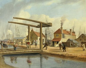 Le canal de Monmouthshire à Newport, 1800-1850