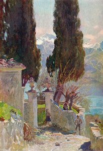 La porte du monastère, 19ème siècle - Joseph Walter West