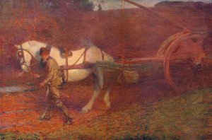 Le chariot de bois, vers 1906 - Joseph Walter West