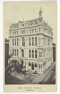 Nouveau temple maçonnique, Boston - Joseph Ward