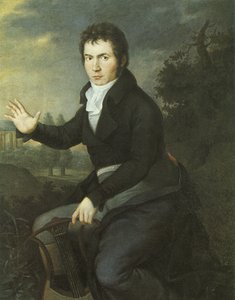 Portrait de van Beethoven - Joseph Willibrord Mahler