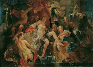 Le bain de Diane (verso : L
